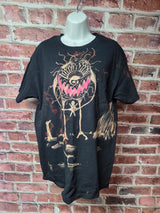 Alien Invasion Heavy Cotton Hand Bleached Tee