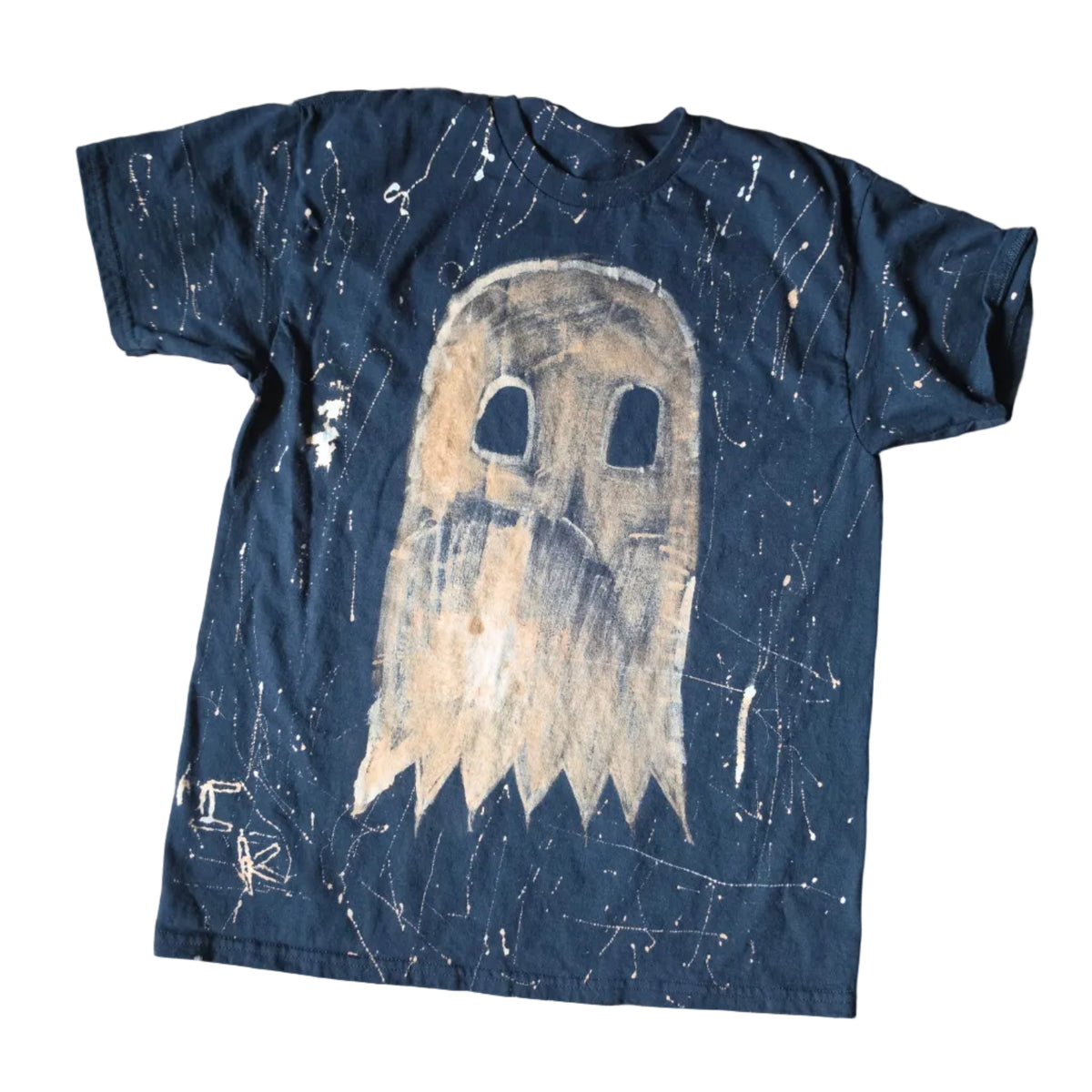 Ghostly Hollow Alt Horror T Shirt Large