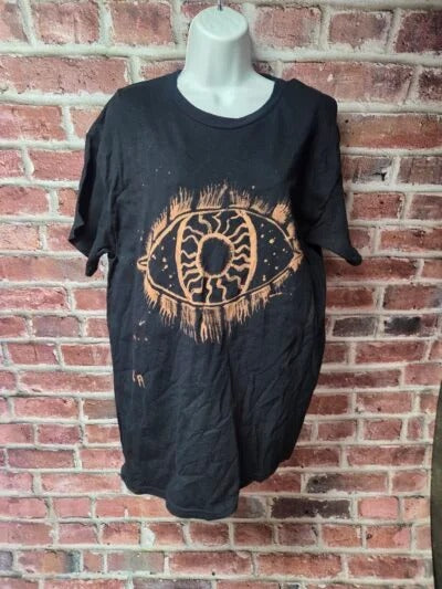 Evil Eye Heavy Cotton Hand Bleached Tee