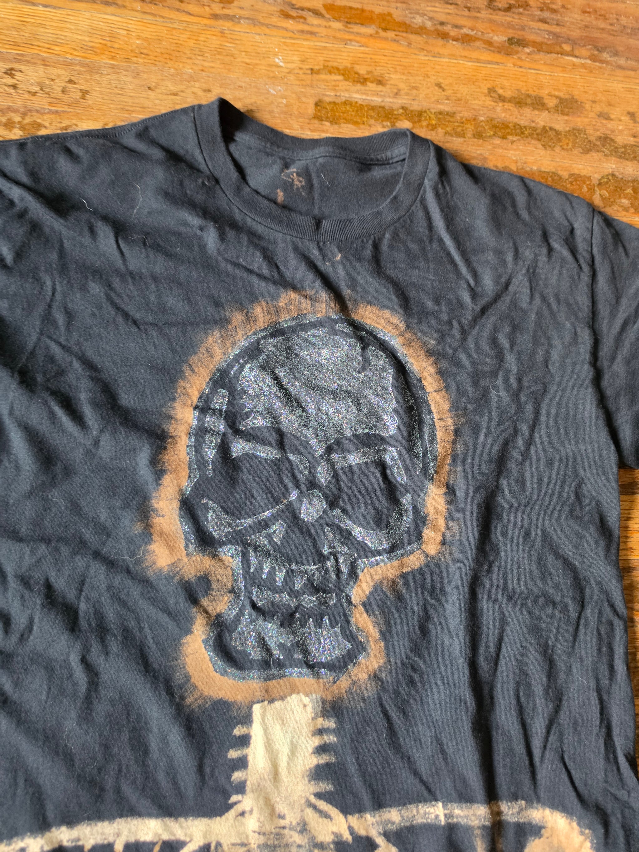 Skeleton Memento Mori Alt Horror T-Shirt Large MM-L-02