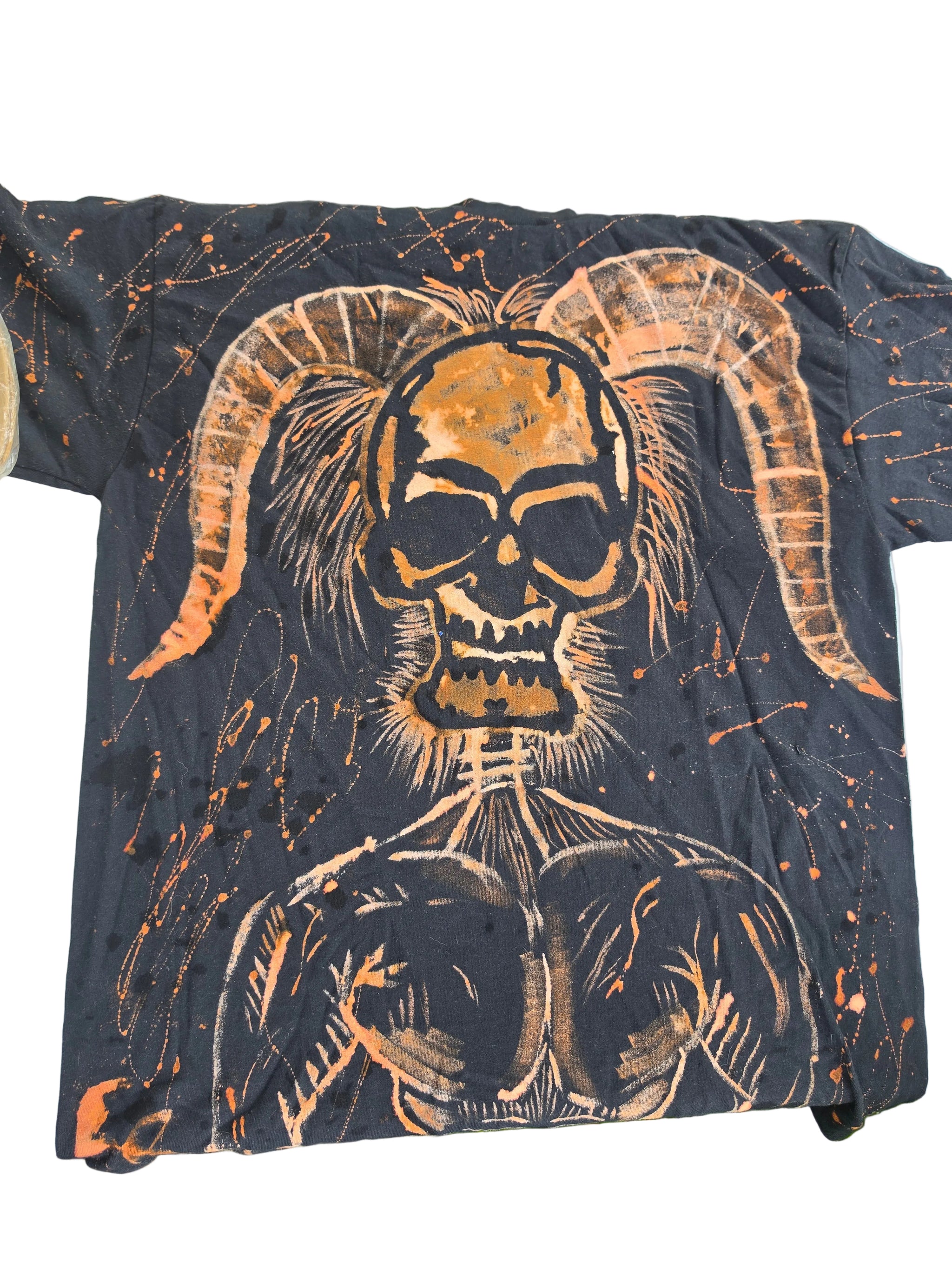 Demon Warlord Mori Heavy Cotton Hand Bleached Tee