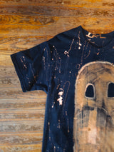The Hollow Ghost Horror Bleached Shirt HLW-001-L