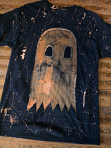 The Hollow Ghost Horror Bleached Shirt HLW-001-L