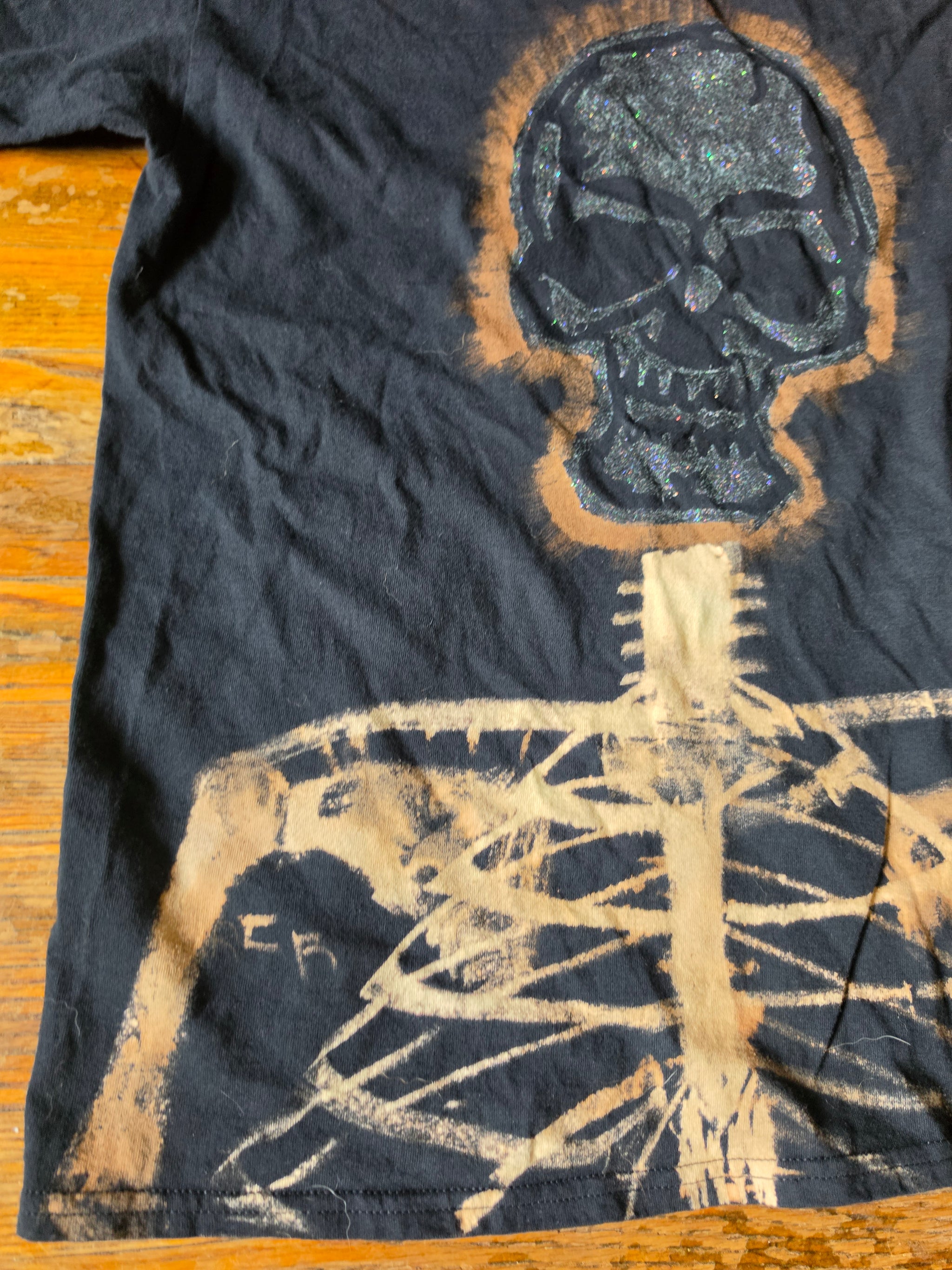Skeleton Memento Mori Alt Horror T-Shirt Large MM-L-02