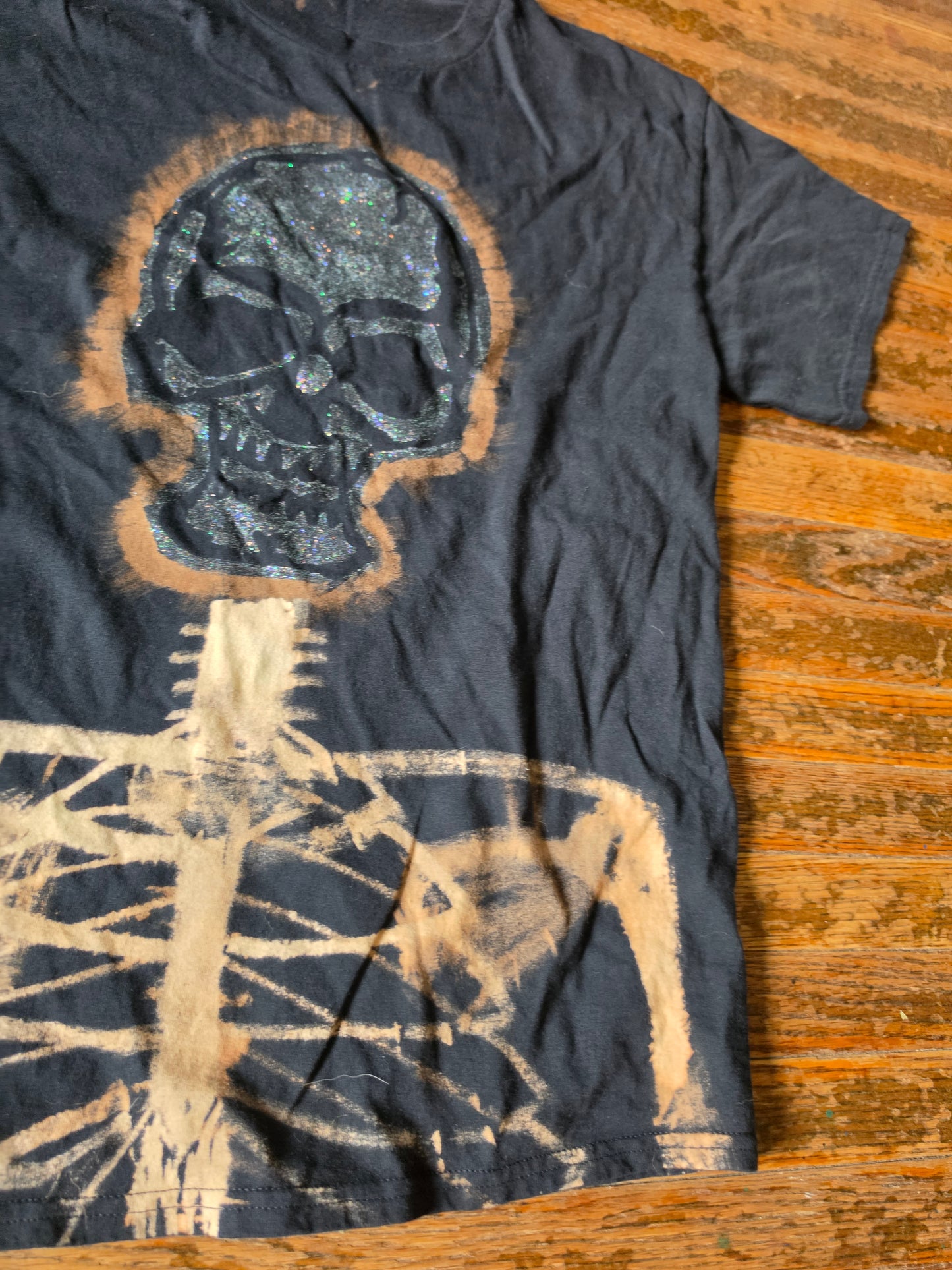 Skeleton Memento Mori Alt Horror T-Shirt Large MM-L-02