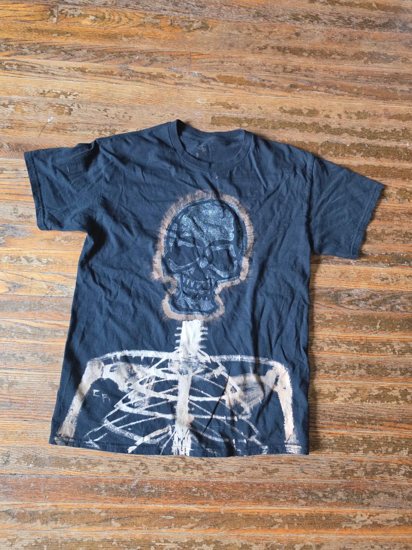 Skeleton Memento Mori Alt Horror T-Shirt Large MM-L-02