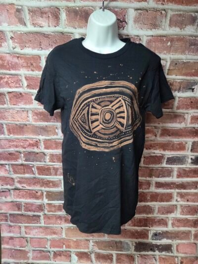 The Signal Eye | Occult Geometric Eye Bleach Art T-Shirt | Canvas Rejects EDITION